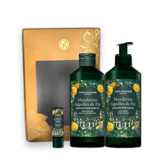 Praznični trio Mandarina & borove iglice