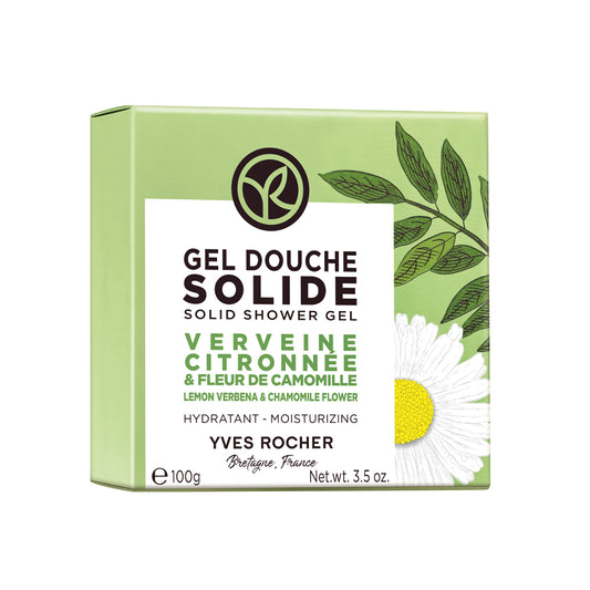 Trdni gel za prhanje Limonina verbena & kamilica