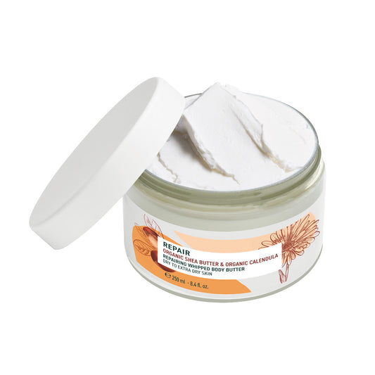 Penasto maslo za telo za suho kožo