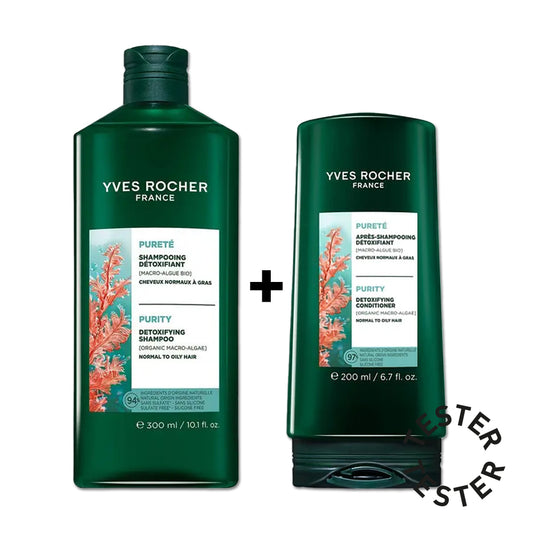 Tester Duo / Detox osvežilni šampon in balzam