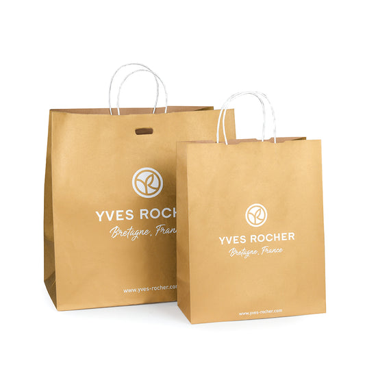 Majhna zlata papirnata vrečka