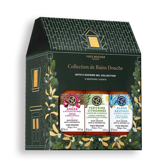 Praznični komplet s 6-imi geli za prhanje