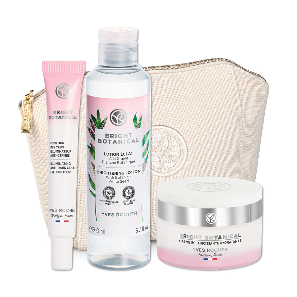 Bright Botanical set za posvetlitev obraza
