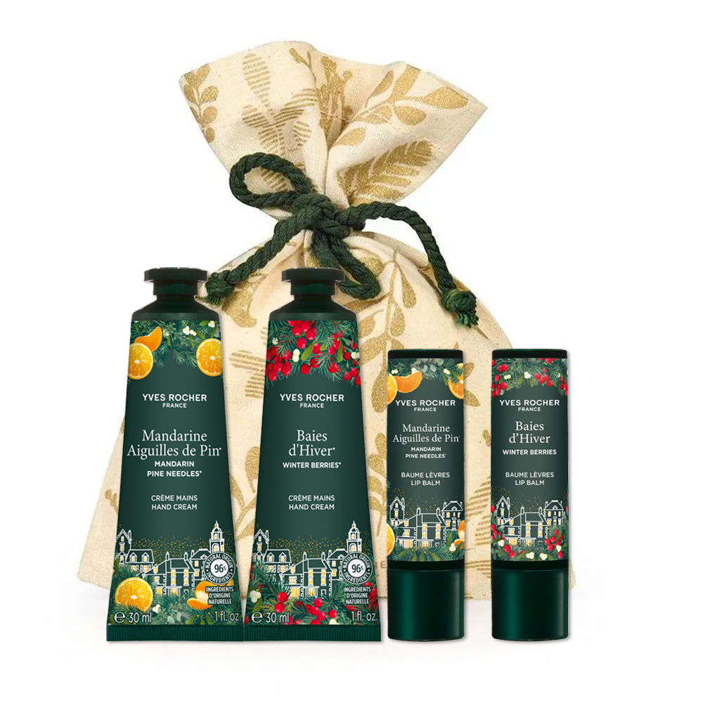 Zimska čarovnija za roke in ustnice