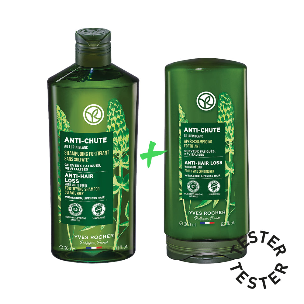 Tester / Dvojni šampon & balzam proti izpadanju las 2x8 ml