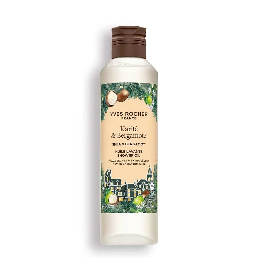 Olje za prhanje Karitejevo maslo & bergamotka za suho do zelo suho kožo